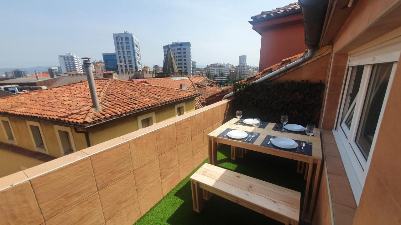 Las Terrazas De Gueeli 6 Pax Wifi - Garaje - Vistas - Vut-3391-As Gijon Ngoại thất bức ảnh